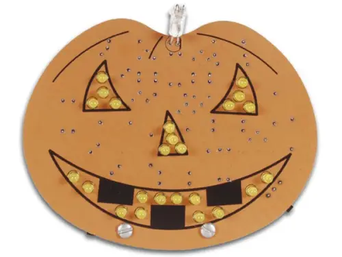 Elektronischer Halloween Kürbis LED 9V MK145 Velleman Bausatz WHADDA WSSA145 Neuheit