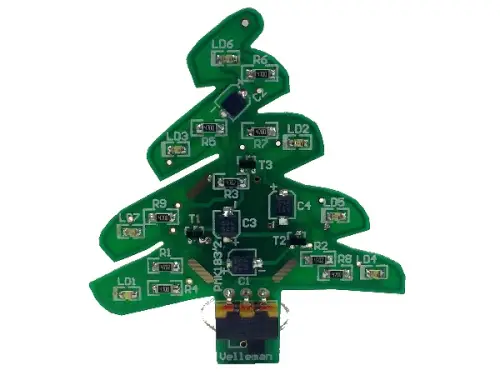 Neue Ware SMD Weihnachtsbaum mit USB Anschluss MK183 Velleman WHADDA WSSA1783 Bausatz