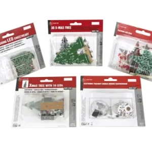 Weihnachtssortiment 5 Bausätze von MKSET2 Velleman Bausatz Nur Heute