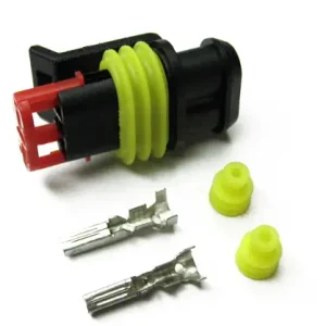Superseal KFZ Steckverbinder Kupplung Wasserdicht 2-polig SET 0,75-1,5mm² Versand Am Gleichen Tag