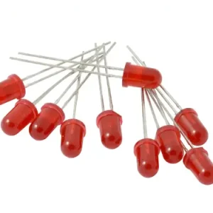 Bestpreis 5mm LED rot 10 Stück S062 Kemo