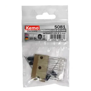Infrarot LED Ø 5mm 10 Stck. S081 Kemo Rabatt