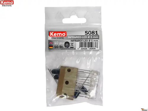 Infrarot LED Ø 5mm 10 Stck. S081 Kemo Rabatt