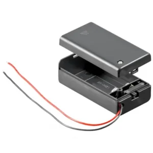 Jetzt Bestellen Batteriehalter 1 x 9 Volt Block geschlossen OHNE Schalter mit Kabel