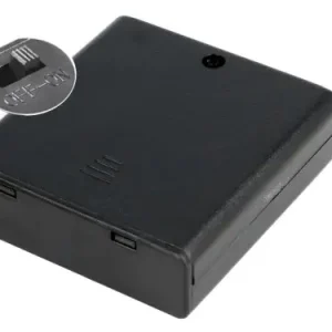 Batteriegehäuse für 4x Mignon AA Batterien inkl Schalter und Deckel SBH-341-AS Letzte Chance