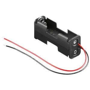 Angebot Batteriehalter 2x Mignon AA mit Anschlusskabel kurze Version