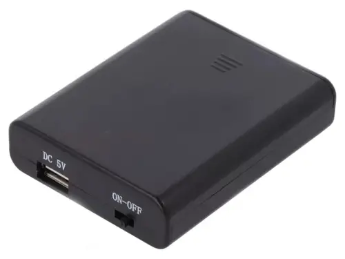 Batteriehalter 4x Mignon AA inkl Schalter und USB Anschluss BH341USB Sale