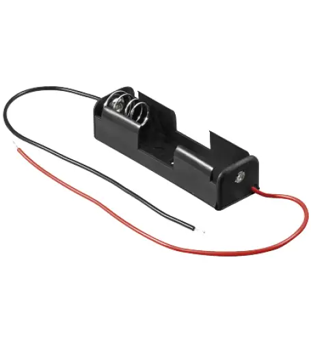 Batteriehalter für 1 x UM 3K Mignonzelle AA mit Anschlusskabel Zertifiziert