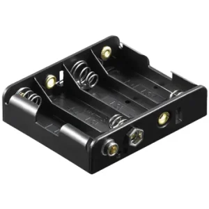 Nur Heute Batteriehalter für 4 x Mignonzelle AA flach 4xUM3F