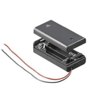 Neue Kollektion Batterie Halter Gehäuse für 2 x Micro AAA mit Deckel & Kabel