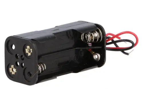 Sichere Zahlung Batteriehalter 4x Micro AAA mit Anschlussleitung BH AAA 4xD (2/2) BH-443A