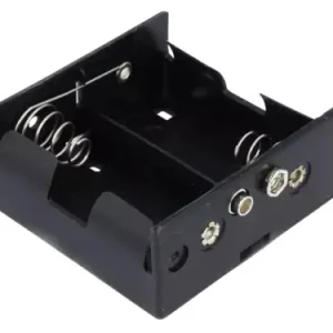 Batteriehalter Behälter Halterung für 2 x Monozelle D mit Druckknopfanschluss COMF Kracherpreis