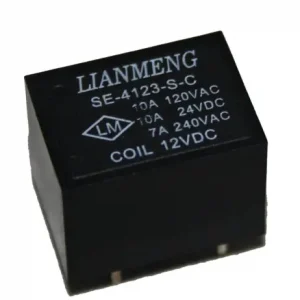 12V DC Relais Lianmeng SE-4123-S-C mit Wechslerkontakt max 10A Begrenztes Angebot