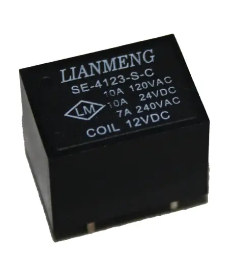 12V DC Relais Lianmeng SE-4123-S-C mit Wechslerkontakt max 10A Begrenztes Angebot