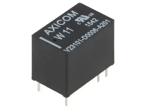 TE Connectivity Axicom Subminiatur Relais Kunststoff 12V DC max 2A V23101-D0006-A201 Jetzt Bestellen