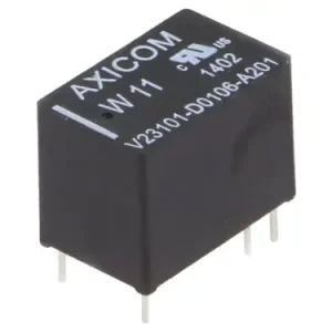 TE Connectivity Axicom Subminiatur Relais Kunststoff 12V DC max 2A V23101-D0106 Schneller Versand