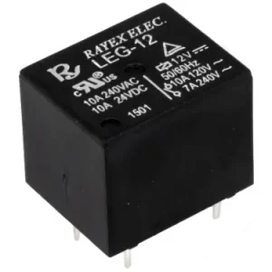 12V DC Miniatur Schaltrelais mit max 10A Schaltleistung Geprüft