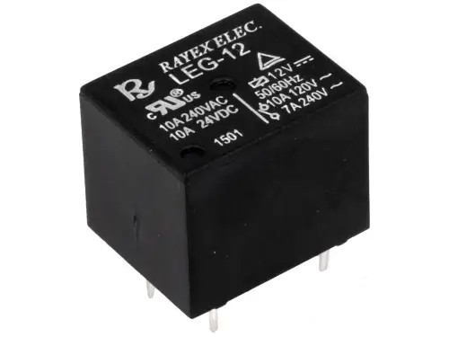 12V DC Miniatur Schaltrelais mit max 10A Schaltleistung Geprüft