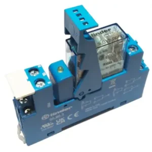 Neue Kollektion Finder Relais 12V = max 250V~ 8A Schaltleistung Komplett mit Entstörglied und Sockel für DIN Rail...