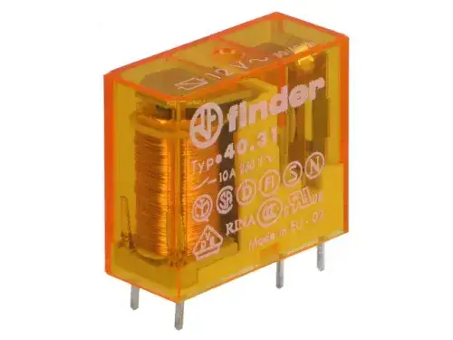 Super-Preis Finder Relais 12V AC Typ 40.31.8.012.0000 max 10A 1x UM Wechselkontakte