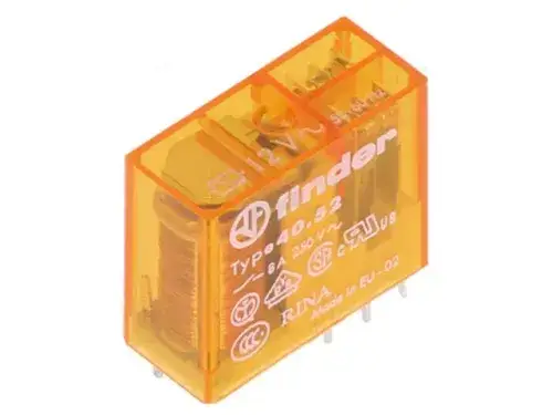 Finder Relais 12V AC Typ 40.52.8.012.0000 max 8A 2x UM Wechselkontakte Nur Für Kurze Zeit