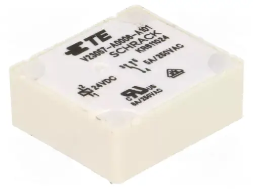 Ausverkauf 24V DC Relais V23057-A0006-A101 1x Wechselkontakt max 5A/250V AC