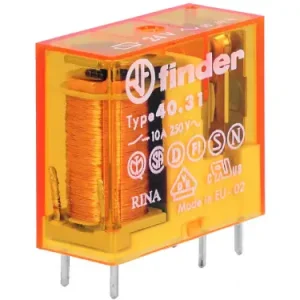 Schnäppchen Finder Relais 24V AC 40.31.8.024.0000 1x UM (Wechselkontakt) max 10A