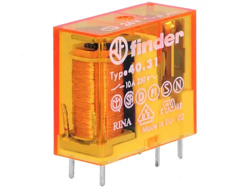 Schnäppchen Finder Relais 24V AC 40.31.8.024.0000 1x UM (Wechselkontakt) max 10A