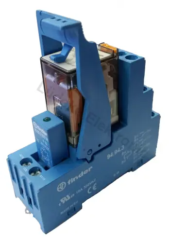 Finder Relais Komplettset 55.32.9.024.0040 24V DC max 10A inkl Löschglied und Sockel Garantierte Lieferung