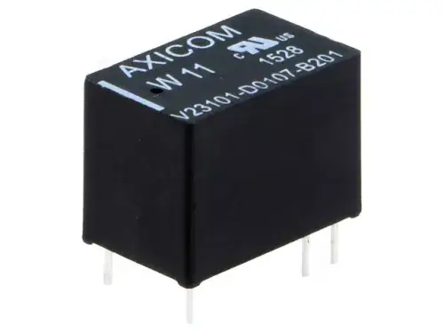 TE Connectivity Axicom W11 Subminiatur Relais Kunststoff 24V DC max 1,25A V23101-D0107-B201 Rabatt