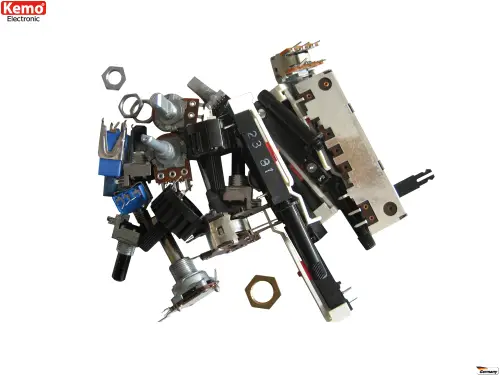 Direktkauf Drehpoti Potentiometer Poti Sortiment ca. 20 Stück verschieden gemischt S004 Kemo