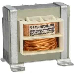 Preisknaller Netztrafo offene Bauform Blocktrafo 2x 9V AC 2x 1,35A max 25VA