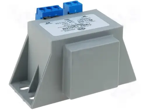 Netztrafo vergossen 24V AC 12VA max 500mA mit Anschlussklemmen und Sicherung Sichere Zahlung