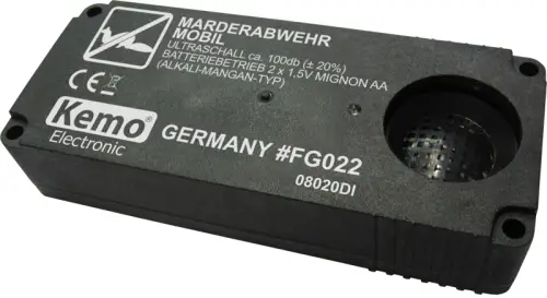 Sale Ultraschall Marderabwehr Marderstop Batteriebetrieben FG022 Kemo