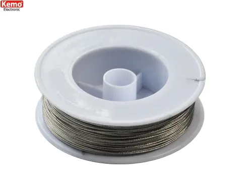 Bestseller (0,23 EUR pro 1m) 100m Rolle Edelstahl Litze Z003 für FG025 Kemo