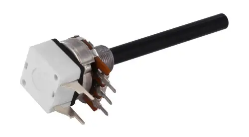 Direkt Vom Hersteller Drehpoti Potentiometer 6mm mono logarithmisch 470K Ohm mit Schalter omeg PC20B470KHS4